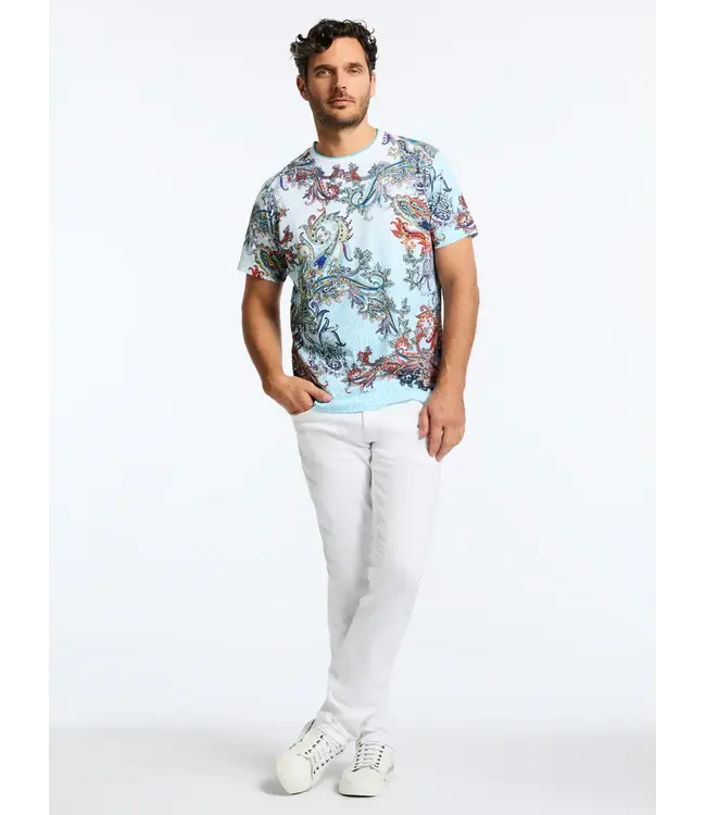 Robert Graham Robert Graham Paisley Portal Short Sleeve T-Shirt - White