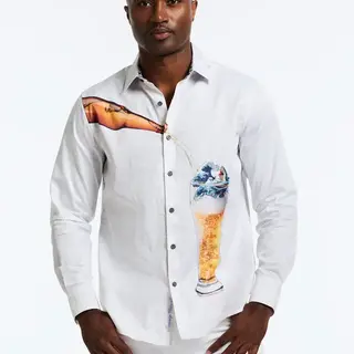 Robert Graham Shark Brew Dress Shirt - White