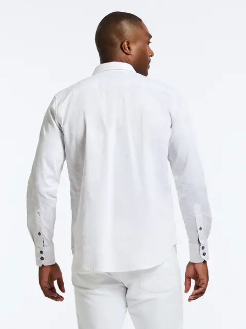 Robert Graham Shark Brew Dress Shirt - White