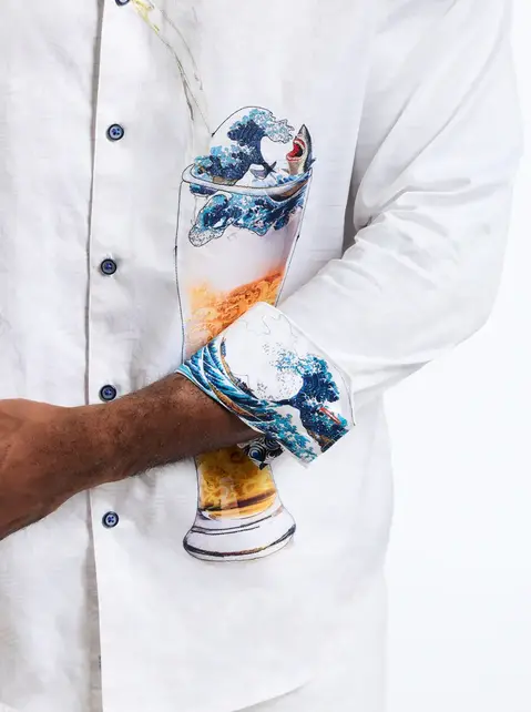 Robert Graham Shark Brew Dress Shirt - White