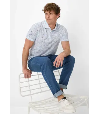 Brax Harold Polka Dot Dress Shirt - Thyme