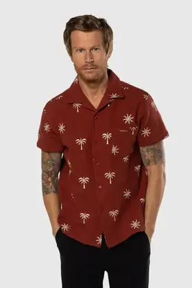TEAMLTD Cabana Button-Up - Rust