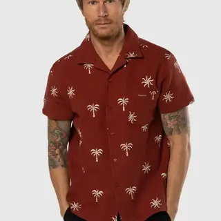 TEAMLTD Cabana Button-Up - Rust