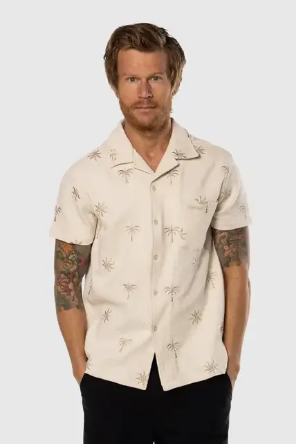 TEAMLTD Cabana Button-Up - Cream