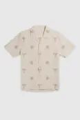 TEAMLTD Cabana Button-Up - Cream