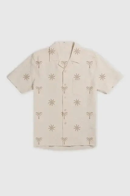 TEAMLTD Cabana Button-Up - Cream