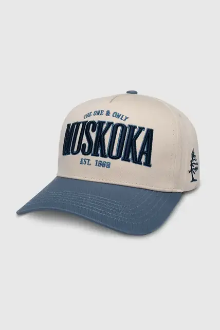 TEAMLTD Muskoka Snapback - Cream/Blue TEAMLTD Muskoka Snapback - Cream/Blue
