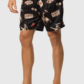 TEAMLTD Swim Shorts - Black Cowboy