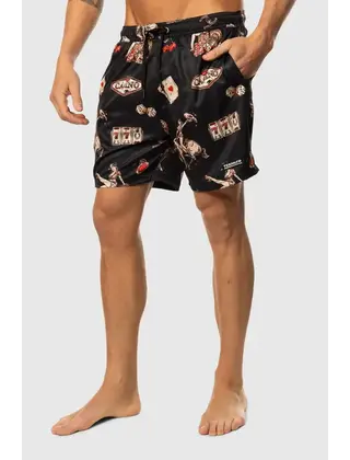 TEAMLTD Swim Shorts - Black Cowboy