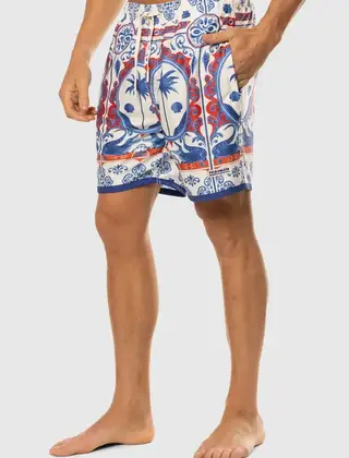 TEAMLTD Swim Shorts - Blue Cordoba