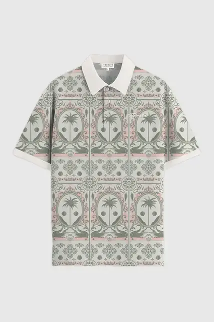 TEAMLTD Beach Club Button-Up - Olive Cordoba