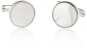 Mother of Pearl Sterling Silver 925 Tuxedo Cufflinks & Studs Formal Set