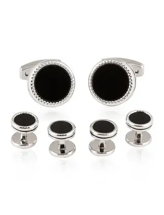 Tuxedo Formal Set Black Silver