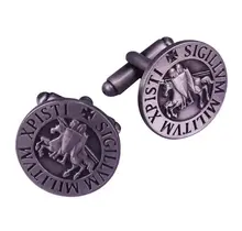 Knights Of Templar Silver Cufflinks