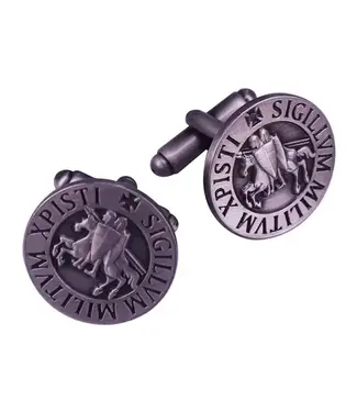 Knights Of Templar Silver Cufflinks