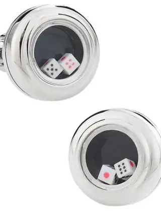 Working Dice Cufflinks
