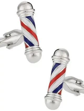 Barber Pole Cufflinks