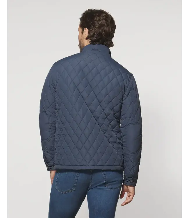 Johnnie-O Johnnie-O - Juno Quilted Snap Jacket - Navy