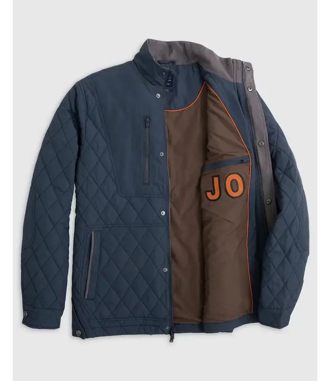 Johnnie-O Johnnie-O - Juno Quilted Snap Jacket - Navy