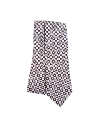 Bruno Marchesi Woven Silk Tie - 3891