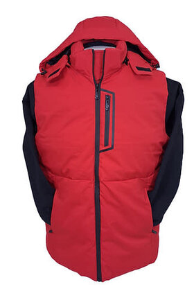 Soul of London Puffy Vest - Red