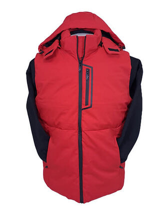 Soul of London Puffy Vest - Red