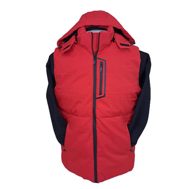 Soul of London Puffy Vest - Red