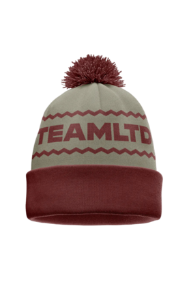 TEAMLTD Pom Pom Toque Burgundy