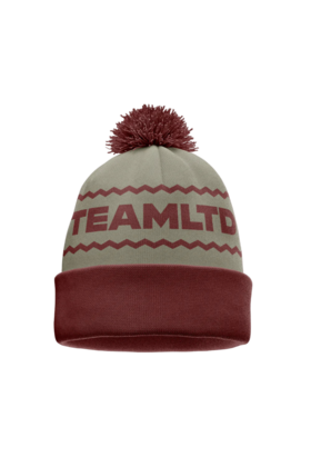 TEAMLTD Pom Pom Toque Burgundy
