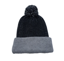 CC APPAREL CLASSIC POM POM TOQUE GREY/BLACK
