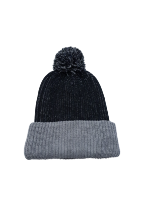 CC APPAREL CLASSIC POM POM TOQUE GREY/BLACK