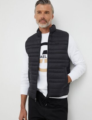 Michael Kors Lightweight Quilted Vest - Black