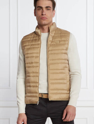 Michael Kors Lightweight Quilted Vest - Khaki