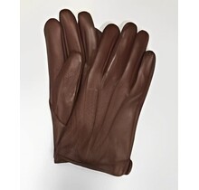 BROWN DICAPRI LEATHER GLOVES