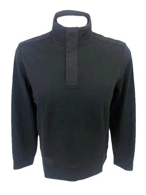 MICHAEL KORS MIX MEDIA MOCK NECK 1/4 SNAP JACKET