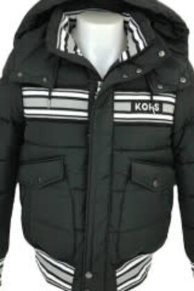 MICHAEL KORS RACING STRIPE PUFFER