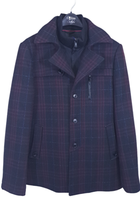 SOUL OF LONDON PLAID WINTER COAT