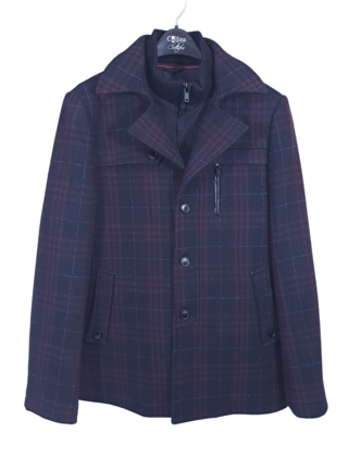 SOUL OF LONDON PLAID WINTER COAT
