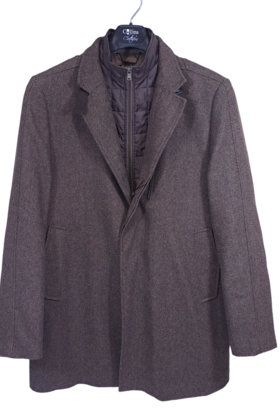 Lief Horsens Wool Top Coat - Bronz