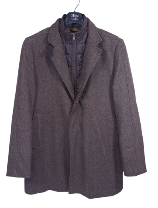 Lief Horsens Wool Top Coat - Bronz