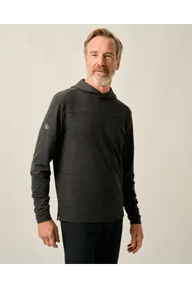 Johnnie-O Remmy Lightweight Performance Hoodie - Black