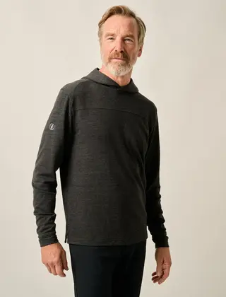 Johnnie-O Remmy Lightweight Performance Hoodie - Black