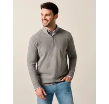 Johnnie-O  Mikey 1/4 Zip Pullover - Smoke