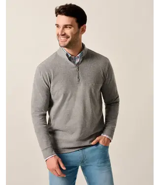 Johnnie-O Johnnie-O  Mikey 1/4 Zip Pullover - Smoke
