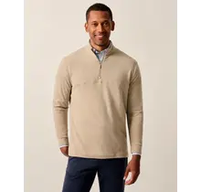 Johnnie-O  Mikey 1/4 Zip Pullover - Almond