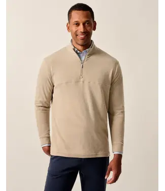 Johnnie-O Johnnie-O  Mikey 1/4 Zip Pullover - Almond