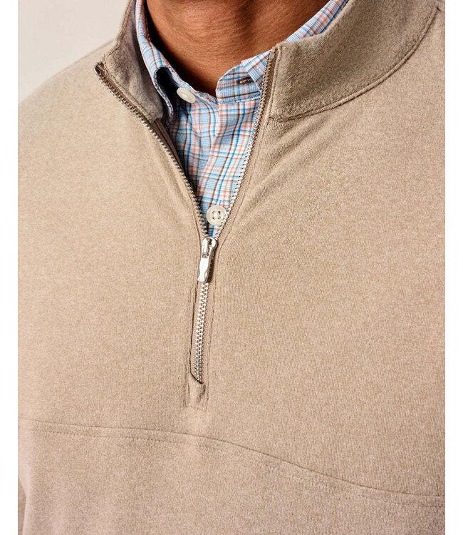 Johnnie-O Johnnie-O  Mikey 1/4 Zip Pullover - Almond