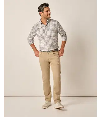 Johnnie-O Johnnie O - Carmel Sateen 5-Pocket Pants - Khaki