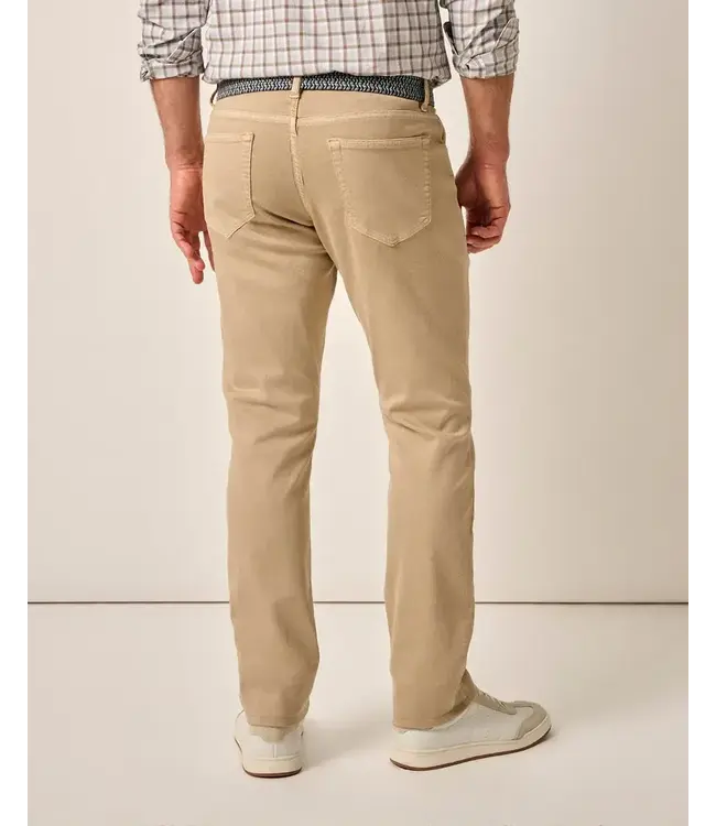 Johnnie-O Johnnie O - Carmel Sateen 5-Pocket Pants - Khaki