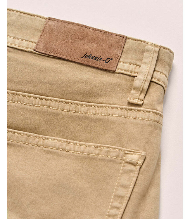 Johnnie-O Johnnie O - Carmel Sateen 5-Pocket Pants - Khaki